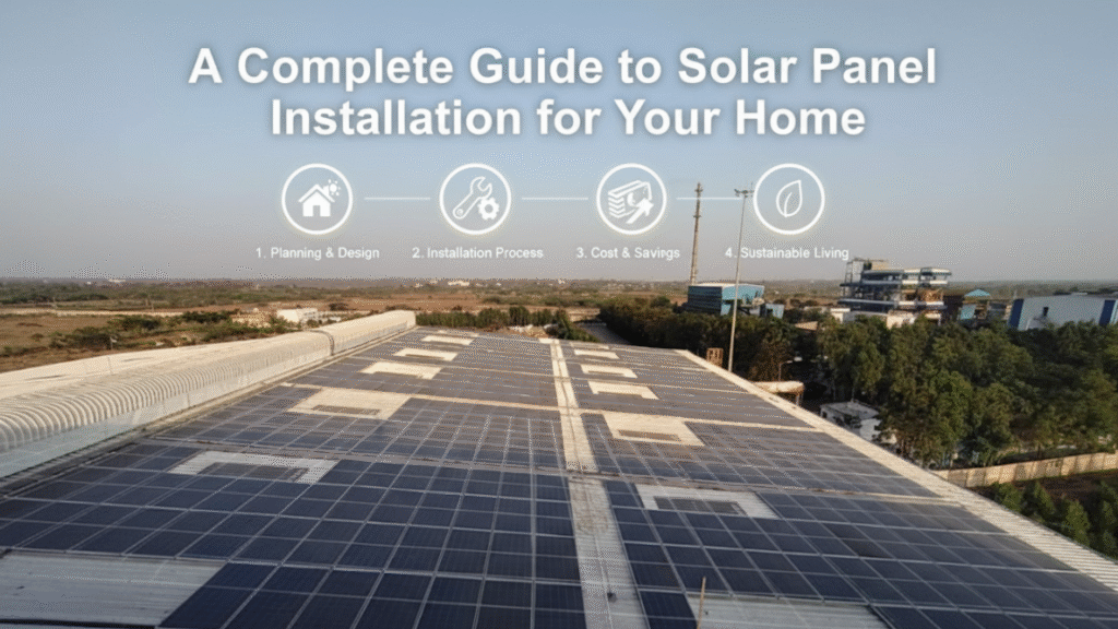 A guide to solar panel installation for homes