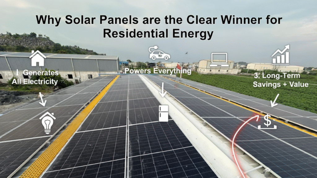 Why Solar Panels are the Clear Winner for Residential Energy