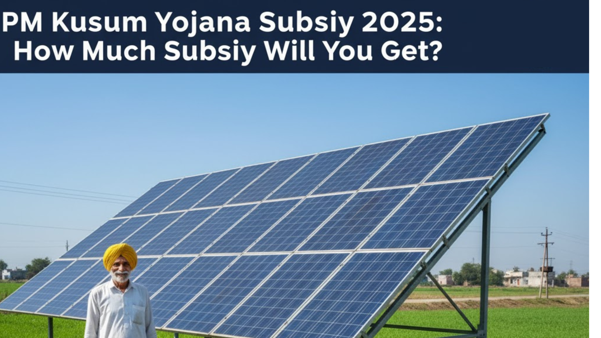 PM Kusum Yojana Subsidy 2025: How Much Subsidy Will You Get?